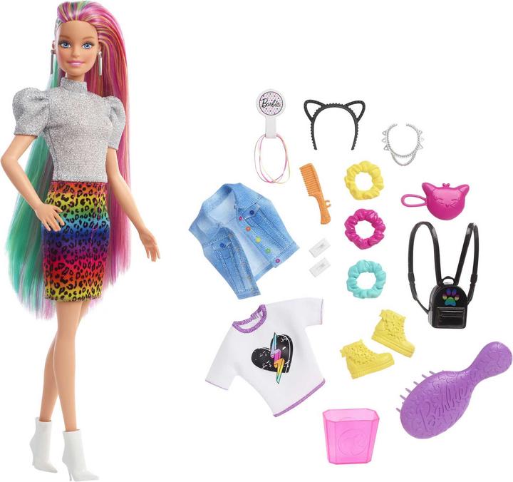 Immagine prodotto Barbie Bambola dai capelli arcobaleno