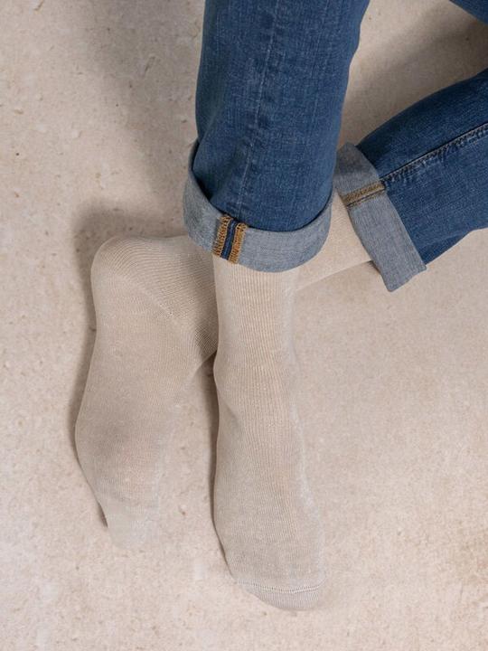 Bleuforêt Leinen/Baumwolle Socken (39 - 42)