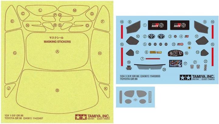 Immagine prodotto Tamiya 1/24 Toyota GR 86