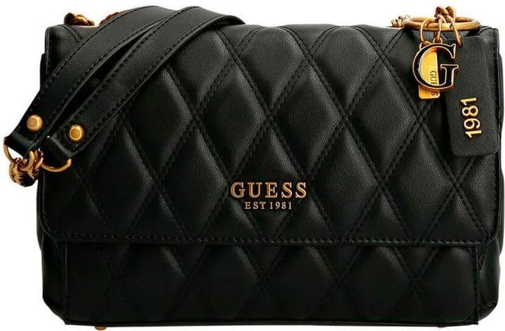 Productafbeelding Guess Triana, Textile Crossbody Bag, Black, HWQS8553210BLA, 26 x 16 x 9 cm