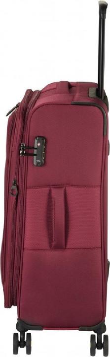 Produktbild D&N Travel Line 9704 4 Rollen Trolley L 78 cm mit Dehnfalte (107 l, L (90 - 115l))