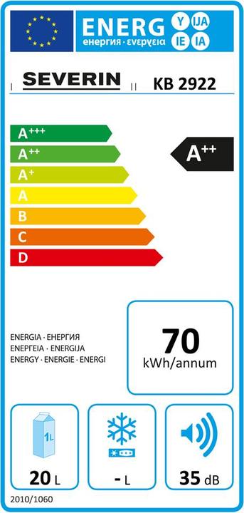 Energie-Label Severin Kb 2922 (20 l)