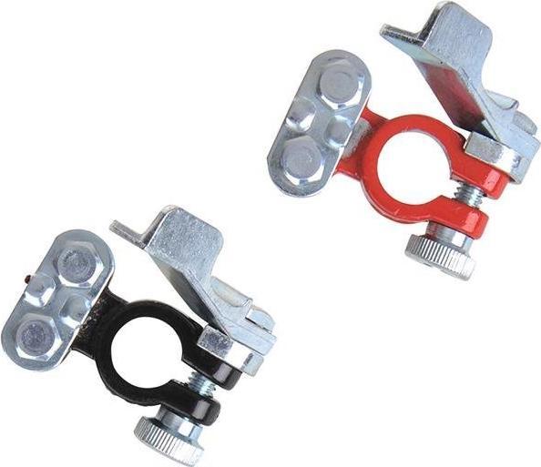 ProPlus Set di connettori rapidi per batteria (+) e (-) rosso/nero in blister