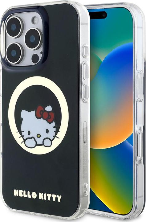 Produktbild Hello Kitty HKHMP16XHSWKK iPhone 16 Pro Max 6,9" czarny/black hardcase IML Sweet Kitty Magsafe (Apple iPhone 16 Pro Max)