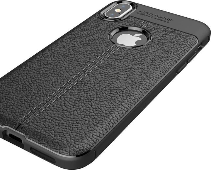 Produktbild König Design Apple iPhone X / 10 Handy Hülle Schutz Case Back Cover Silikon Bumper Schwarz (Apple iPhone X)