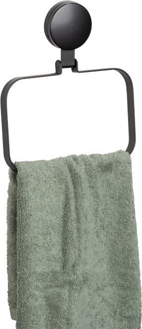 Produktbild Wenko Handtuchring Static-Loc Plus Pavia schwarz 24898100