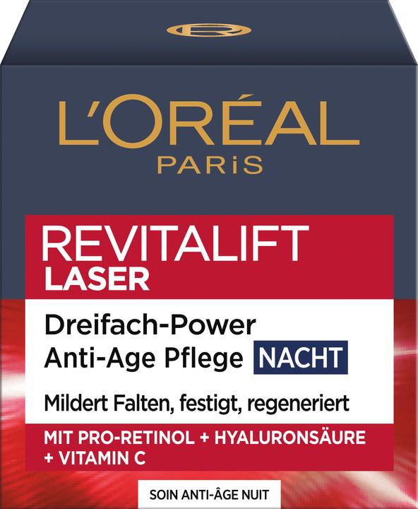 Actual product image L'Oréal Paris L'Oréal, Revitift Laser x3 CIA, night cream, 50 ml (50 ml)
