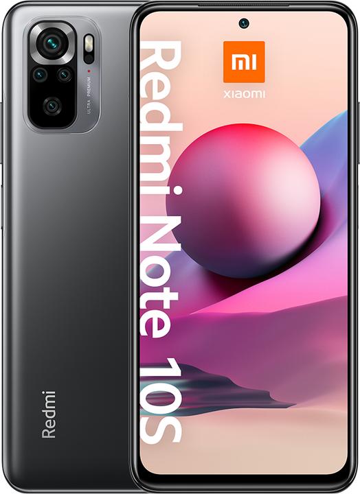 Produktbild Xiaomi Redmi Note 10S (128 GB, Onyx Gray, 6.43", Dual SIM, 64 Mpx, 4G)