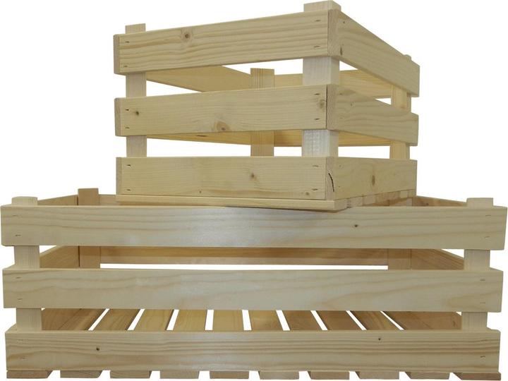 Immagine prodotto Natura Punto Scatole di legno Harasses Set di 2 naturali