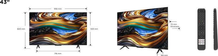 Produktbild TCL 43P755 (43", LED, 4K, 2024)