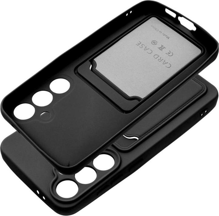 Actual product image OEM Back panel cover case CARD for SAMSUNG S24 FE black (Cover)