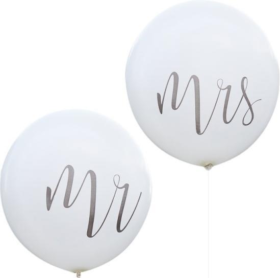 Produktbild Ginger Ray Grosse Ballon MR&MRS (2 x)
