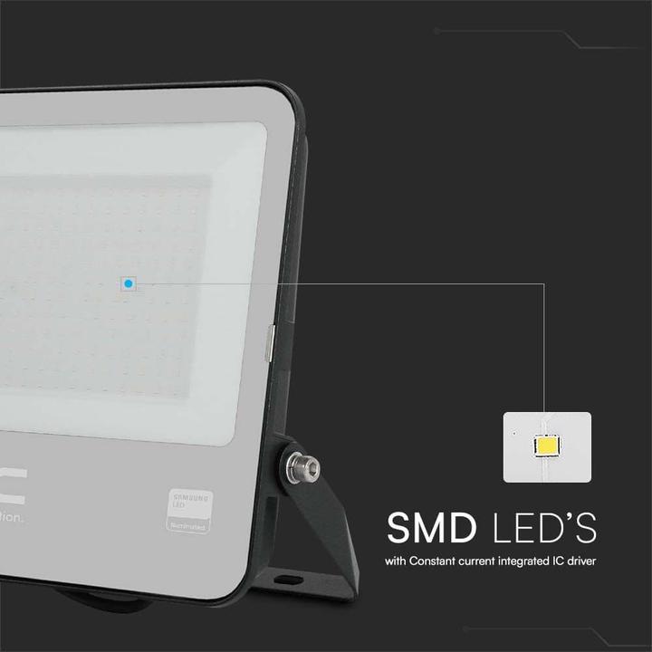 Produktbild V-TAC LED Bouwlamp 150W 6500K zwart - Slimline Pro - 9332045 (20250 lm, IP65)