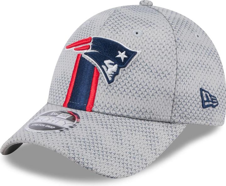New Era 9Forty Stretch Cap SIDELINE New England Patriots gry (One Size)