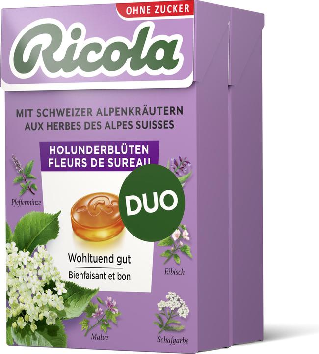Produktbild Ricola HOBOZ BOX 10XDUOH 2X50G REB A CH (1 Stk., 100 g)