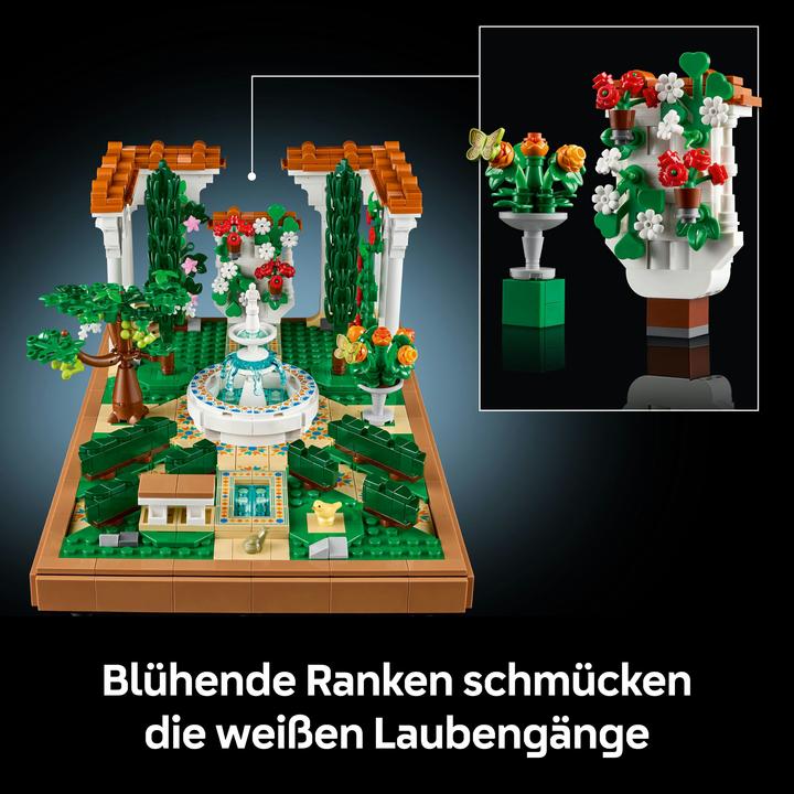 Actual product image LEGO Springbrunnen Garten (10359, LEGO Icons)
