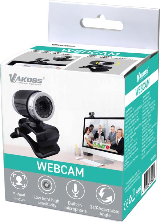 Produktbild Vakoss WS-3355 VGA webcam with microphone (0.30 Mpx)