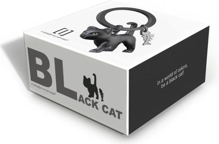 Actual product image MTM Black Cat key fob