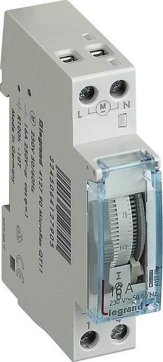 Image du produit Legrand MicroRex QT11 230V 50-60Hz 412790 Horloge journalière,quartz