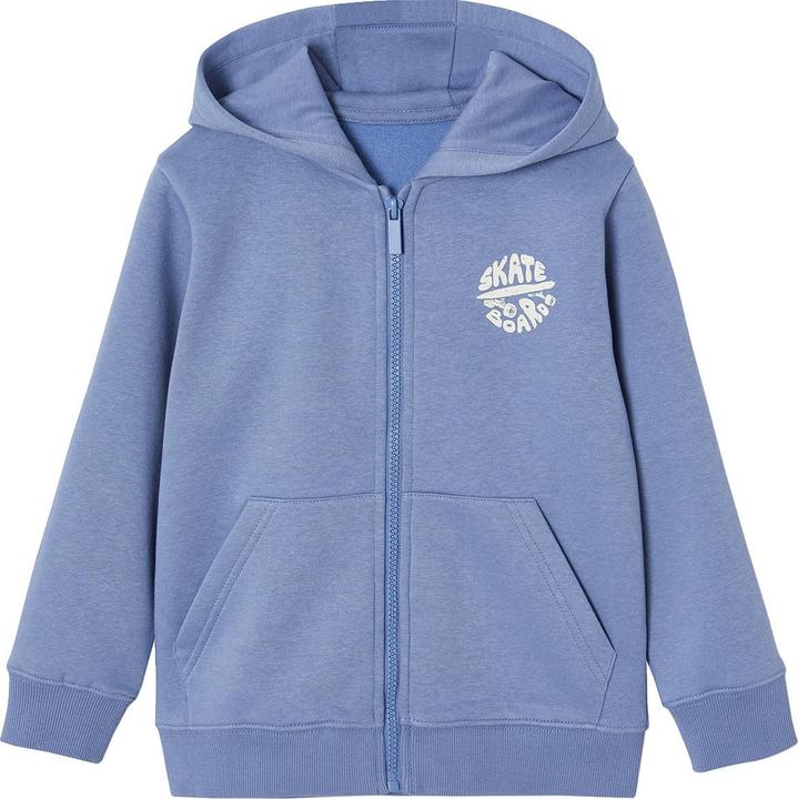 Vertbaudet Jungen Kapuzensweatjacke BASIC mit Recycling-Polyester (92)