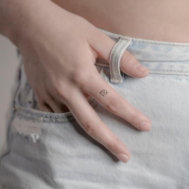 Produktbild minink Temporäres Tattoo – Sternzeichen Jungfrau