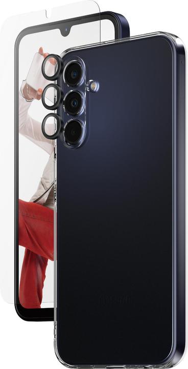 Actual product image Safe Edge to Edge Glass + Case (1 Piece, Samsung Galaxy A14 5G)