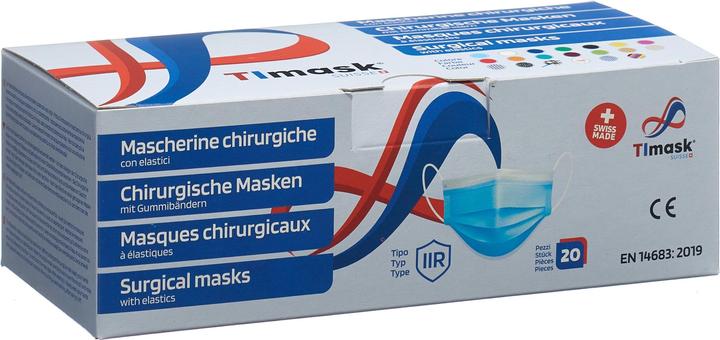 Produktbild Timask Einweg-Mundschutz (Typ IIR, 20 x)