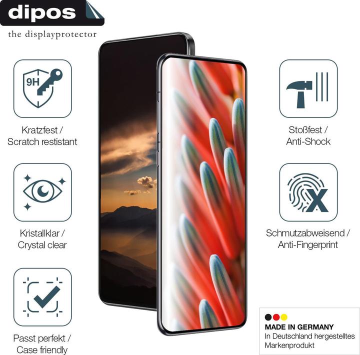 Produktbild Dipos Anti-Shock Displayschutz 9H (1 Stück, Logicom Wave 2)