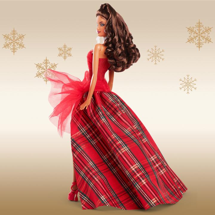 Image du produit Mattel Ppe Chatain Joyeux Noel Barbie