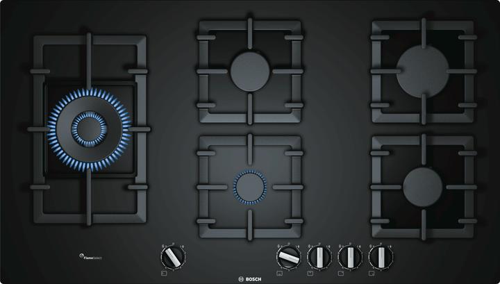 Actual product image Bosch Hausgeräte Series 6 PPS9A6B90 Integrated hob Gas hob 5 zone(s)