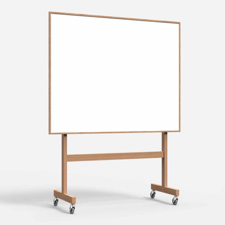 Actual product image Lintex Wood Mobile Whiteboard Writing Board (71 x 5 cm)