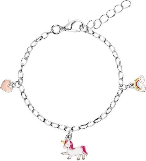 HCA Armband - "Happy Kids" - 3 Anhänger - Einhorn (15 cm)