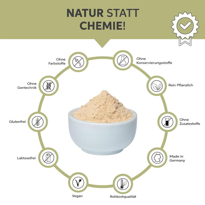 Produktbild Eltabia Bio Baobab-Pulver | Affenbrotbaum gemahlen | Apothekerbaum in Rohkost Qualität (Pulver, 100 g)
