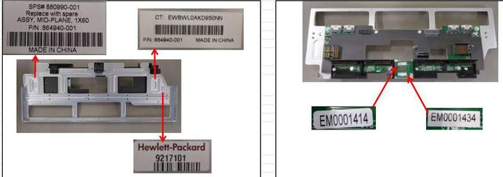 Actual product image HPE SPS-MIDPLANE 1X60