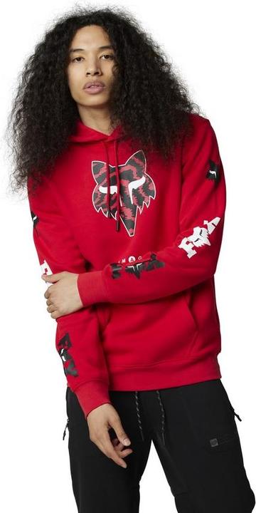 Fox Hoody 22 Nuklr Head Po Fleece Flm Rd (M)