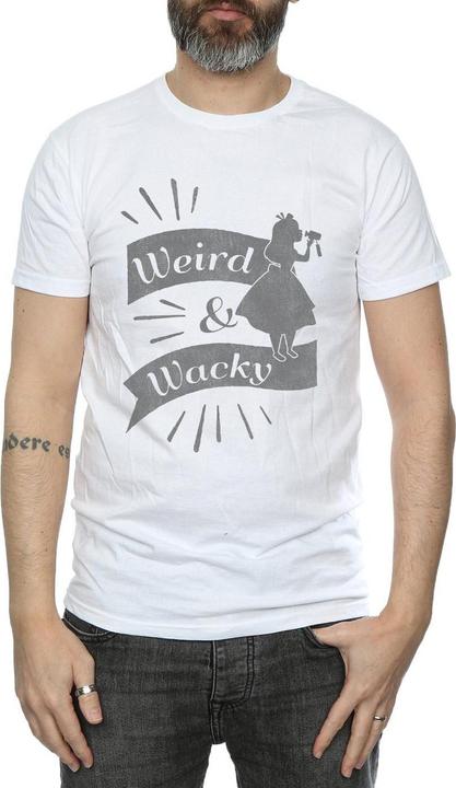 Actual product image Disney Mens Alice In Wonderland Weird And Wacky T-Shirt (3XL)