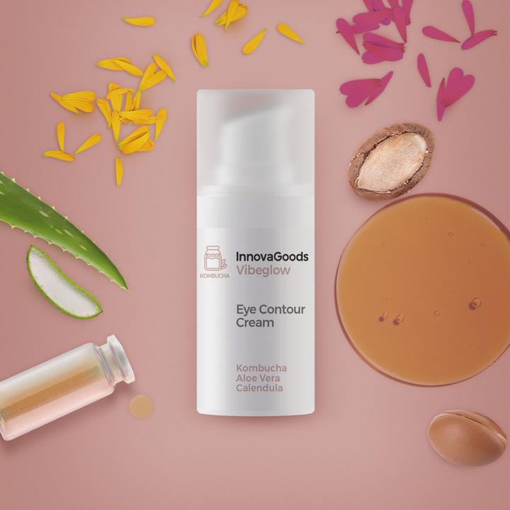 Image du produit InnovaGoods Contour des yeux Kombucha Vibeglow 15 ml (Crème, 15 ml, Jour + nuit)