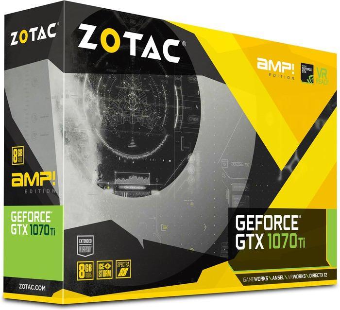 Immagine prodotto Zotac GeForce GTX 1070 Ti AMP Edition (8 GB)
