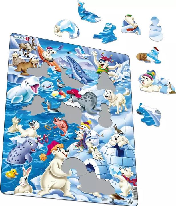 Produktbild Larsen Puzzle - Spass in der Arktis (36 Teile)