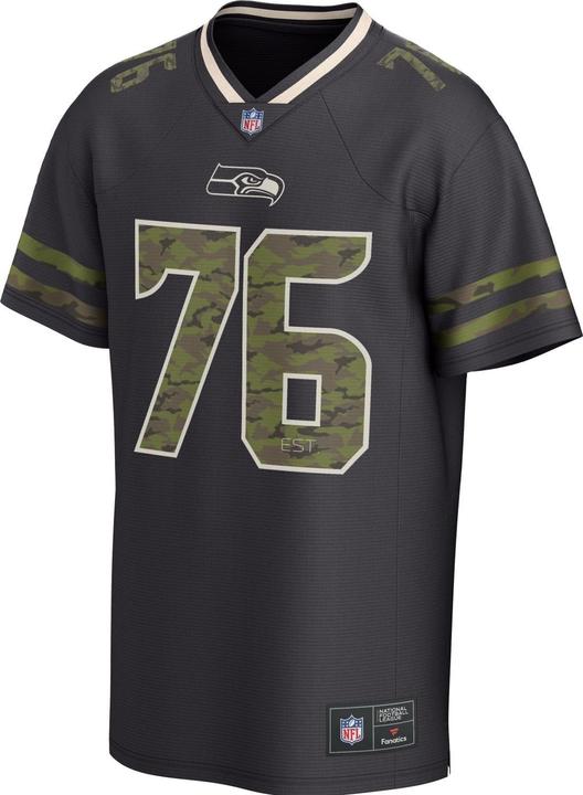 Fanatics Seattle Seahawks NFL Supporters Jersey schwarz wood - XL (XL)
