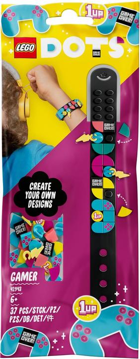 Actual product image LEGO Gaming bracelet with pendants (41943, LEGO Dots)