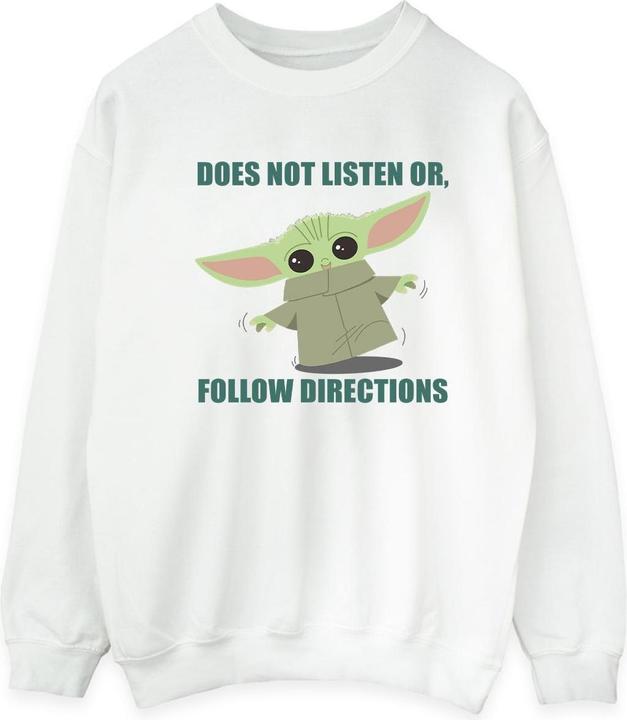 Produktbild Star Wars The Mandalorian Grogu Does Not Listen Sweatshirt (M)