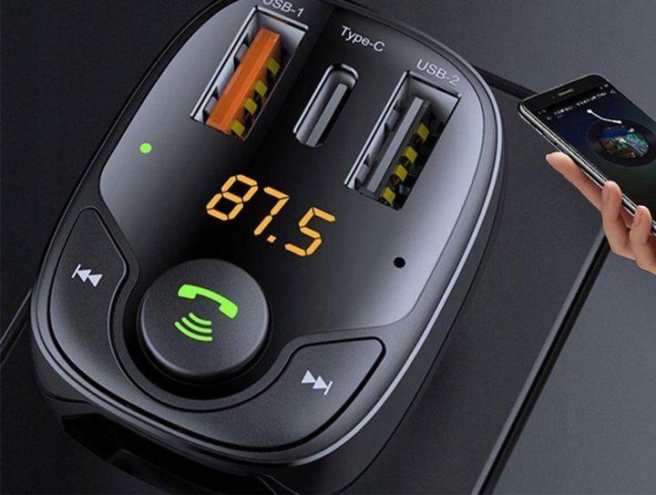Actual product image Rock – B301FM Bluetooth Auto-Ladegerät mit FM-Transmitter, Schwarz