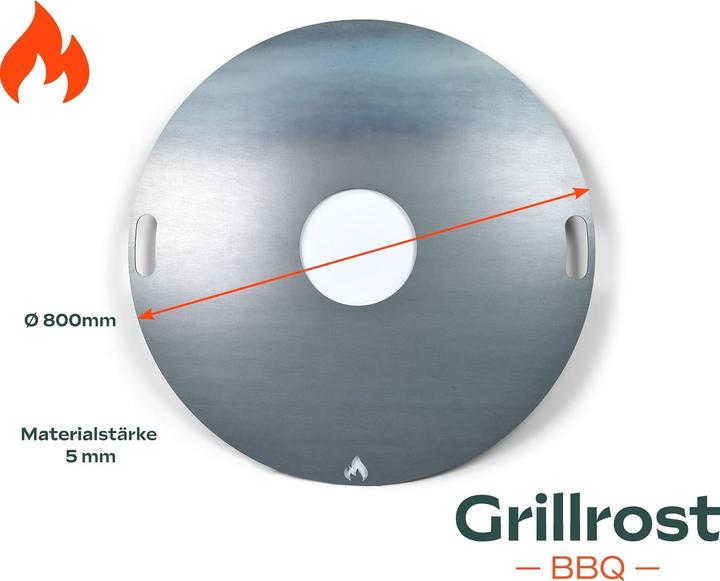 Produktbild Grillrost Feuerplatte für Feuertonne