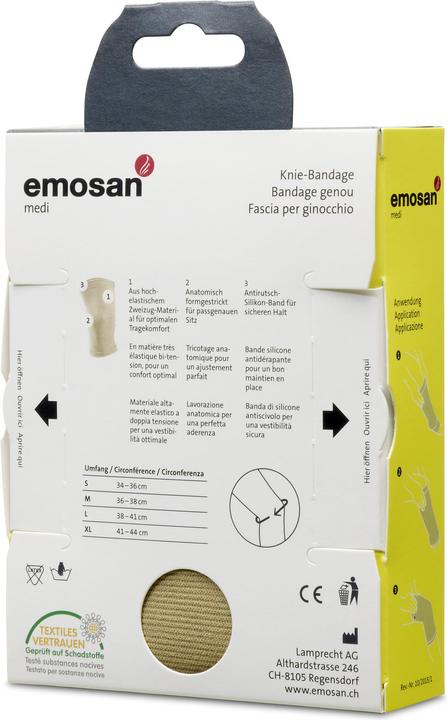 Actual product image Emosan medi knee bandage (S)
