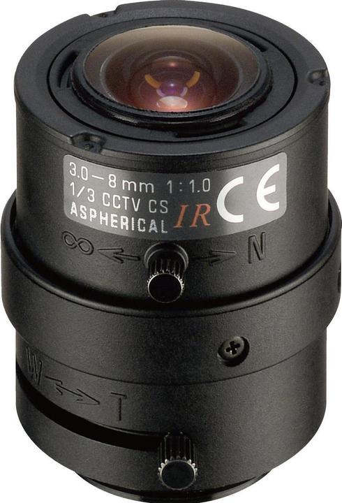 Actual product image Tamron Lens 13VM308ASIRII 3-8 mm Manual CS (Lens)