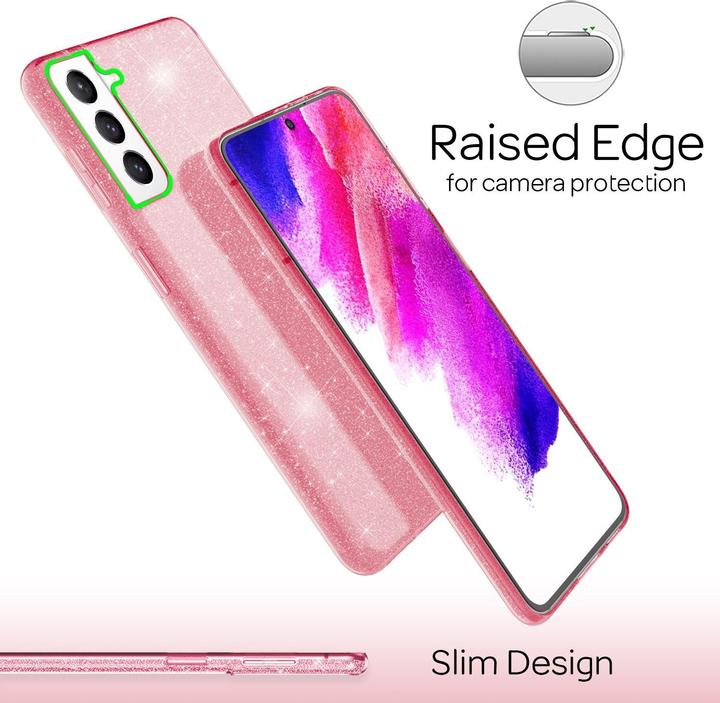 Produktbild Nalia Glitzer Handyhülle (Samsung Galaxy S21 FE)