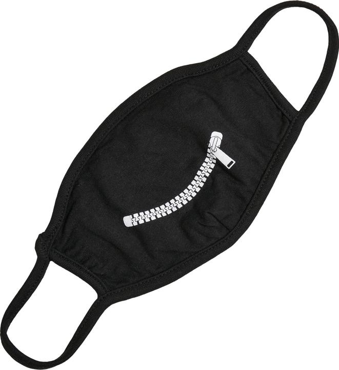 Actual product image Mister Tee Zip Smile Face Mask
