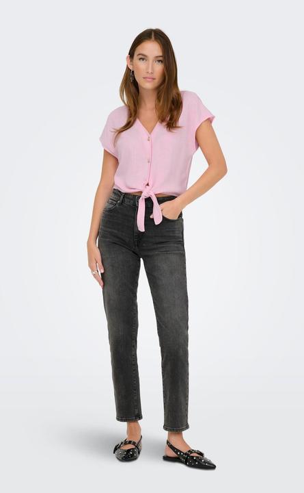 Actual product image Only Onlsiesta Ss Knot Lin Bl Shirt Pnt Noos (L)