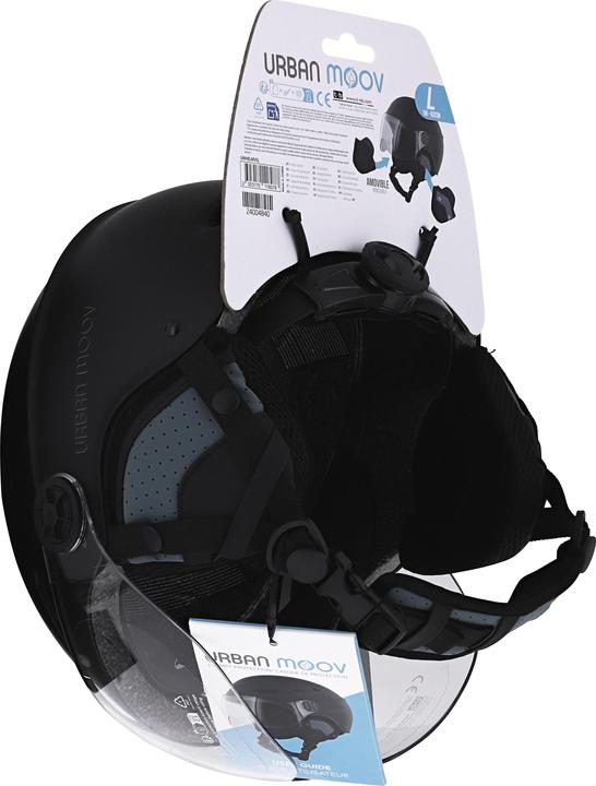 Actual product image T'nB Schutzhelm UMHELMVSL L schwarz inkl. Visier (58 - 62 cm)